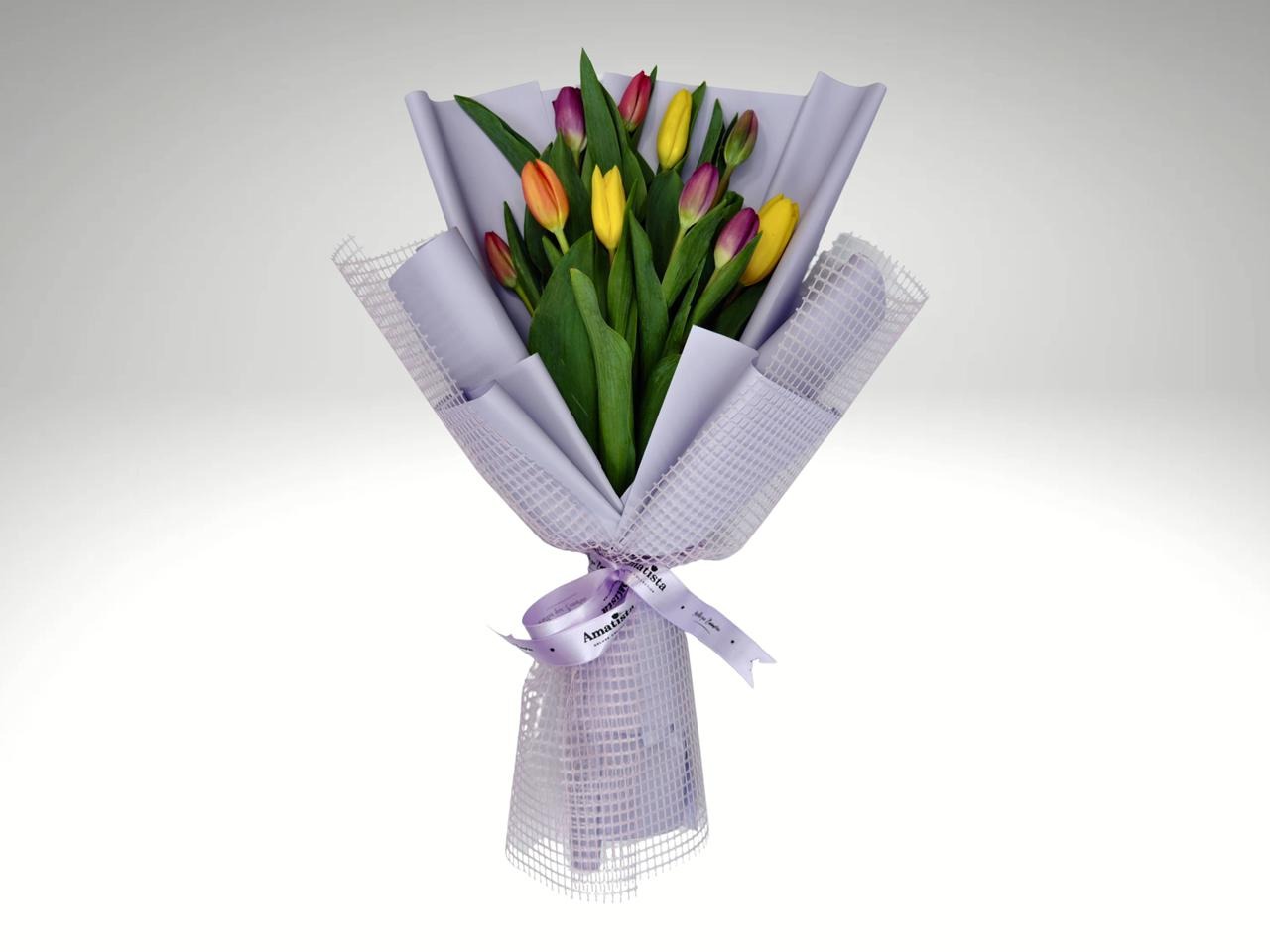 Amatista Soft (Ramo 10 Tulipanes)